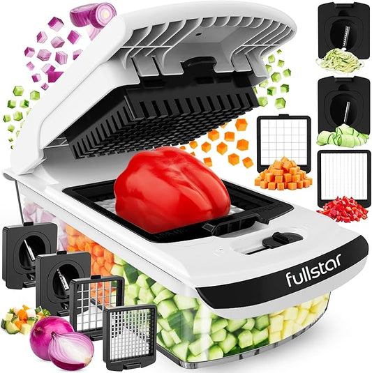 Fullstar The Original Pro Chopper - Vegetable Chopper and Spiralizer - Zilvus